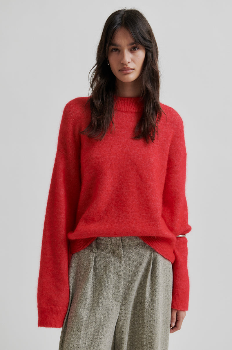 Brook Knit Drop Shoulder O-Neck