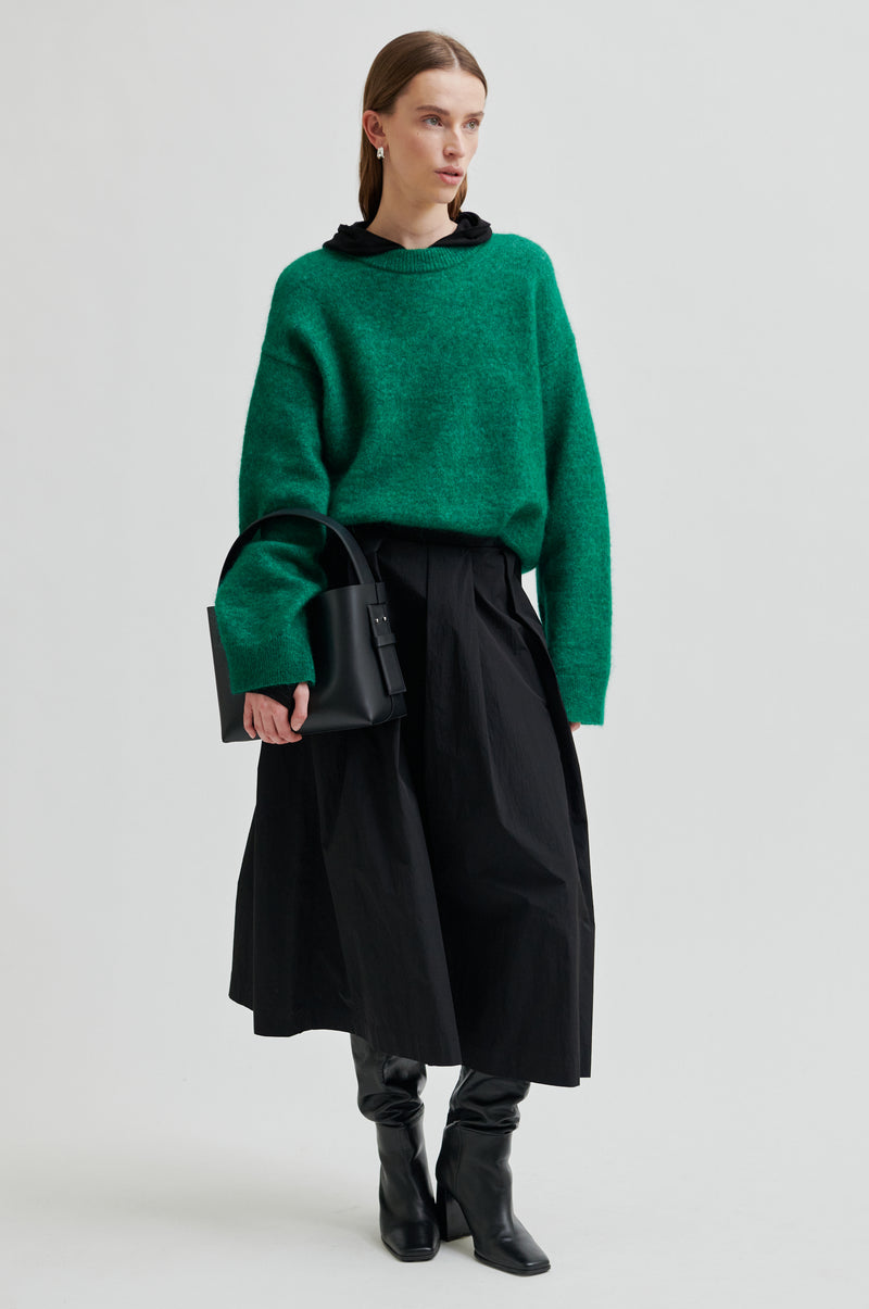 Brook Knit Drop Shoulder O-Neck