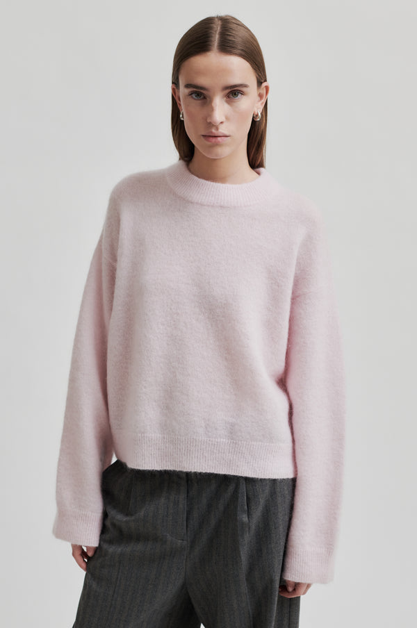 Brook Knit Drop Shoulder O-Neck