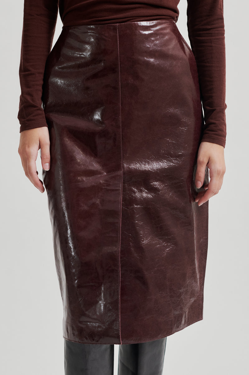 Queens Leather Skirt