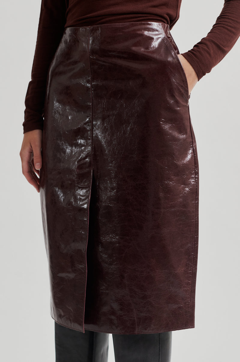 Queens Leather Skirt