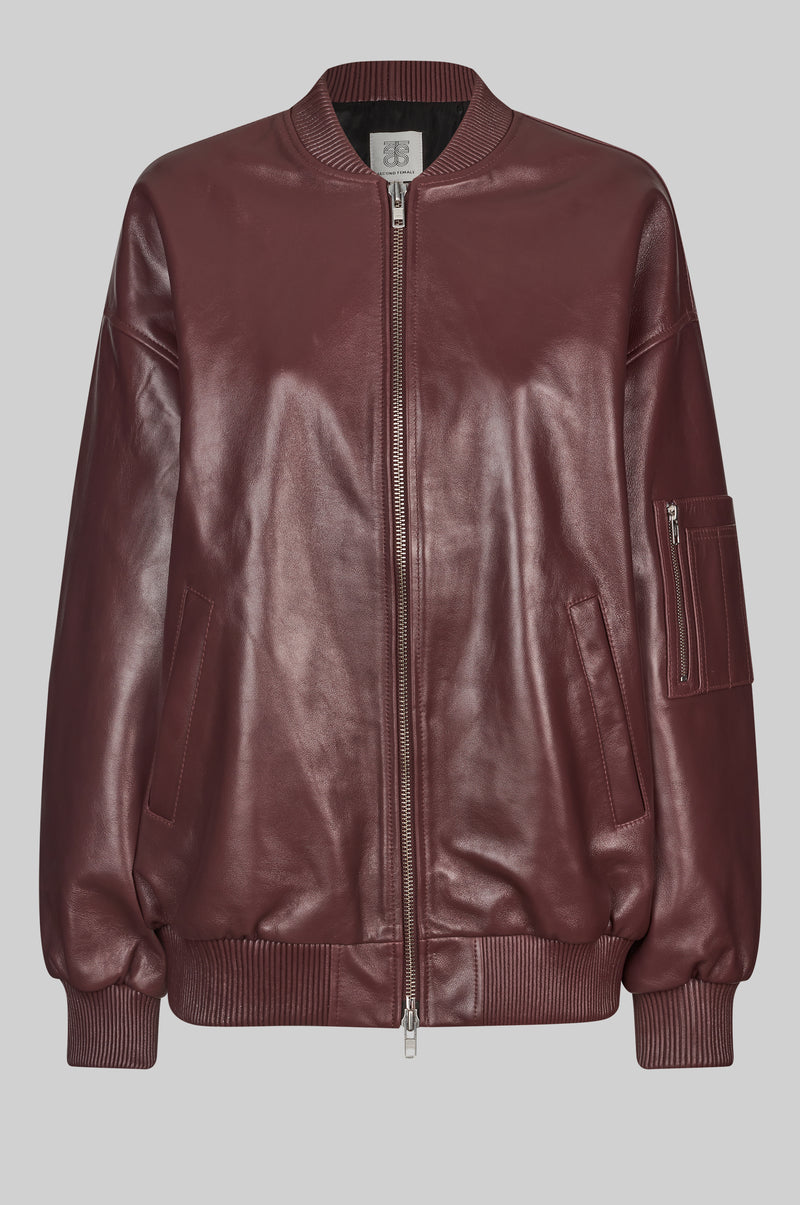 King Leather Bomber Jacket