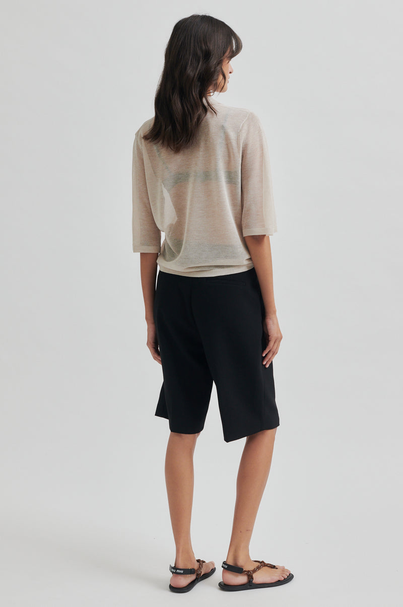 Tinke Knit Polo Cardigan