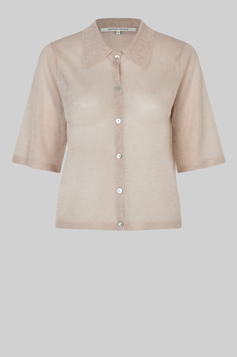 Tinke Knit Polo Cardigan