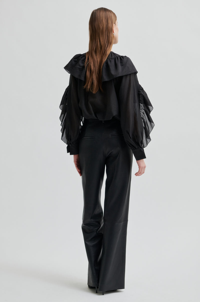 Aluna Bonded Leather Trousers