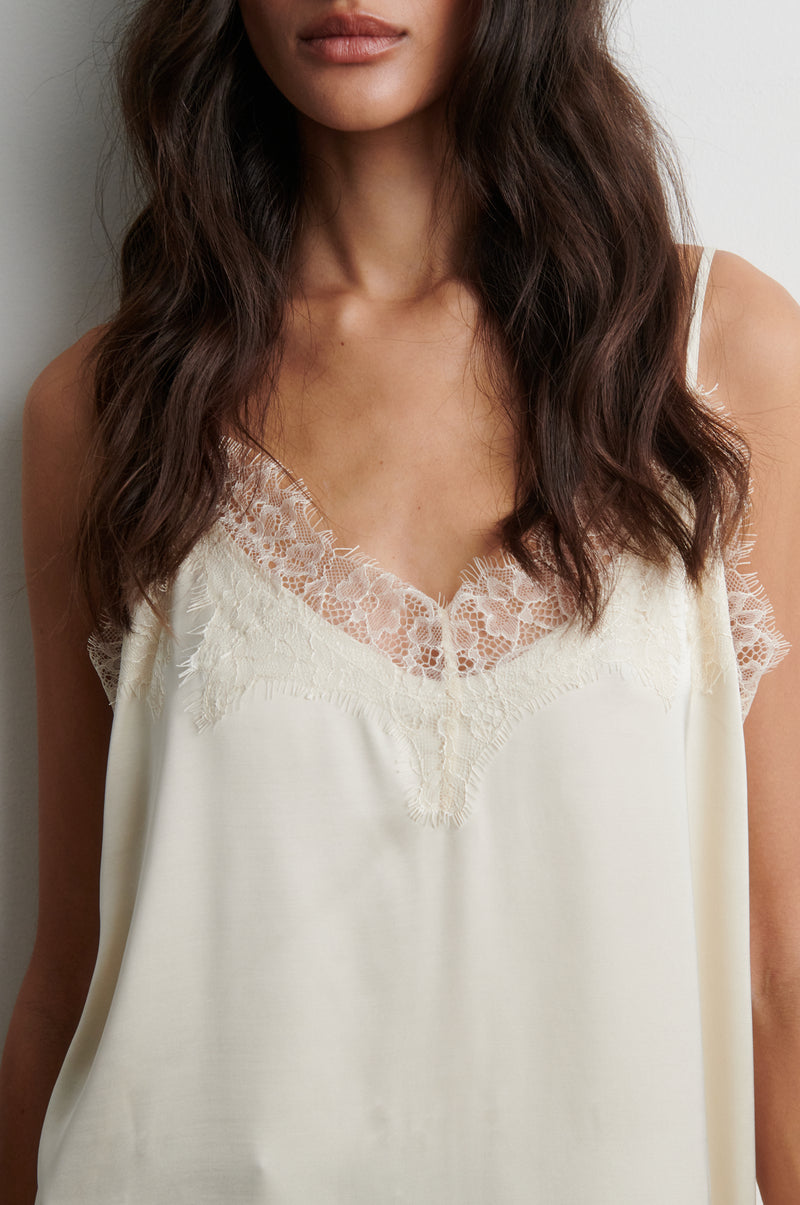 Lacia Contrast Strap Top