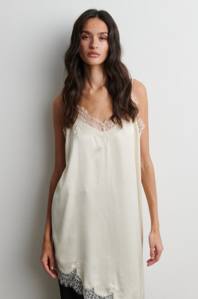 Lacia Contrast Mini Dress