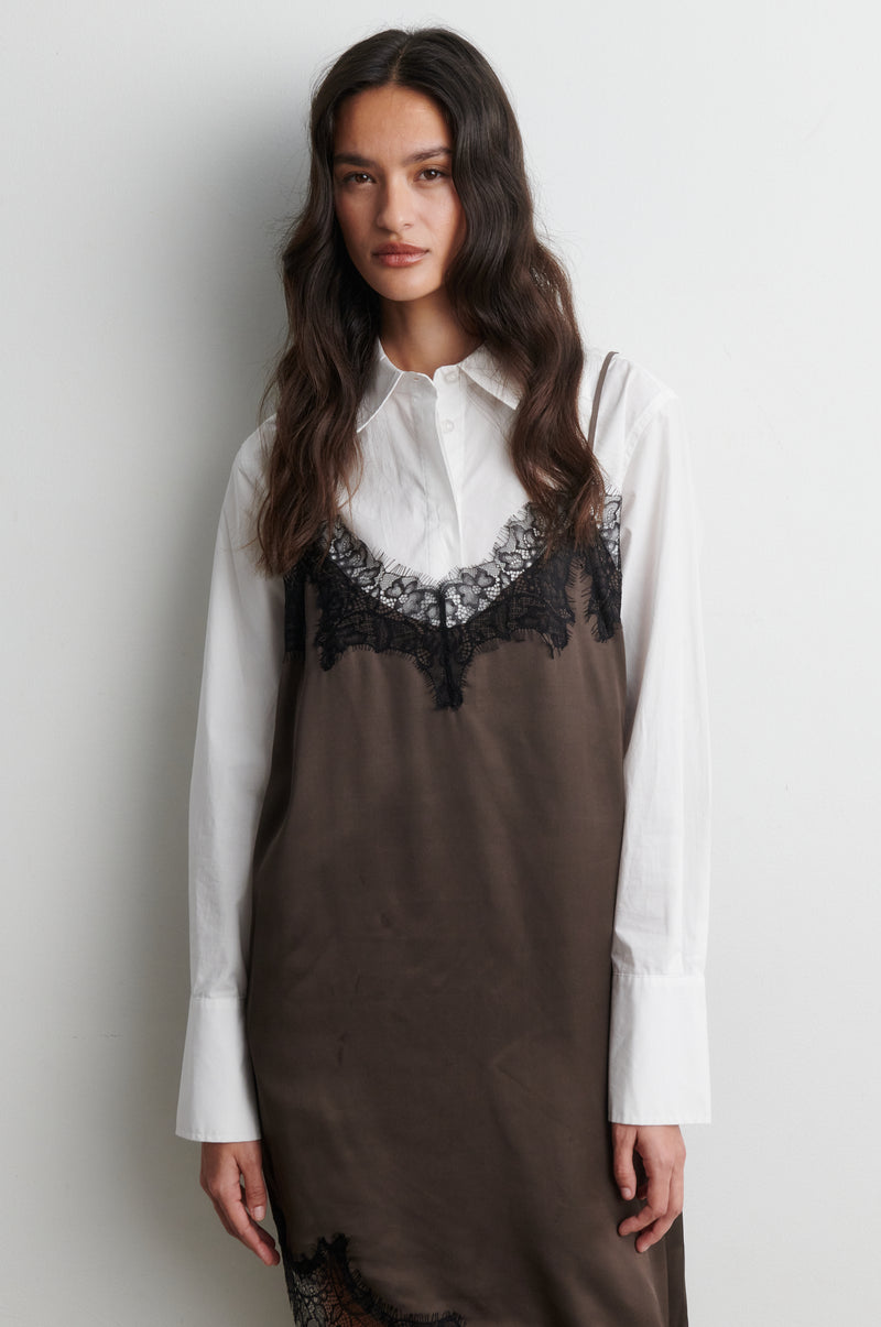 Lacia Contrast Mini Dress