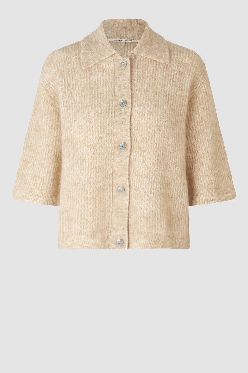 Andrea Knit Collar Cardigan